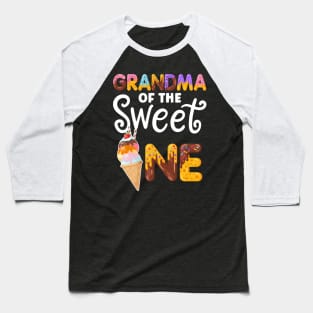 Grandma of the Sweet One Funny 1st birthday Party Baseball T-Shirt